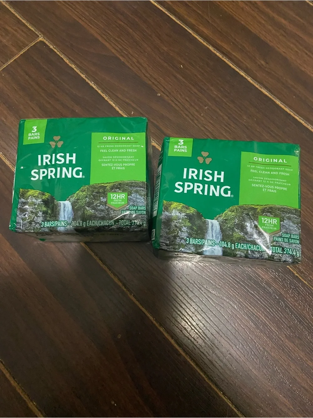 2 packs Irish Spring Bar soap, Men original fresh 6 bars total